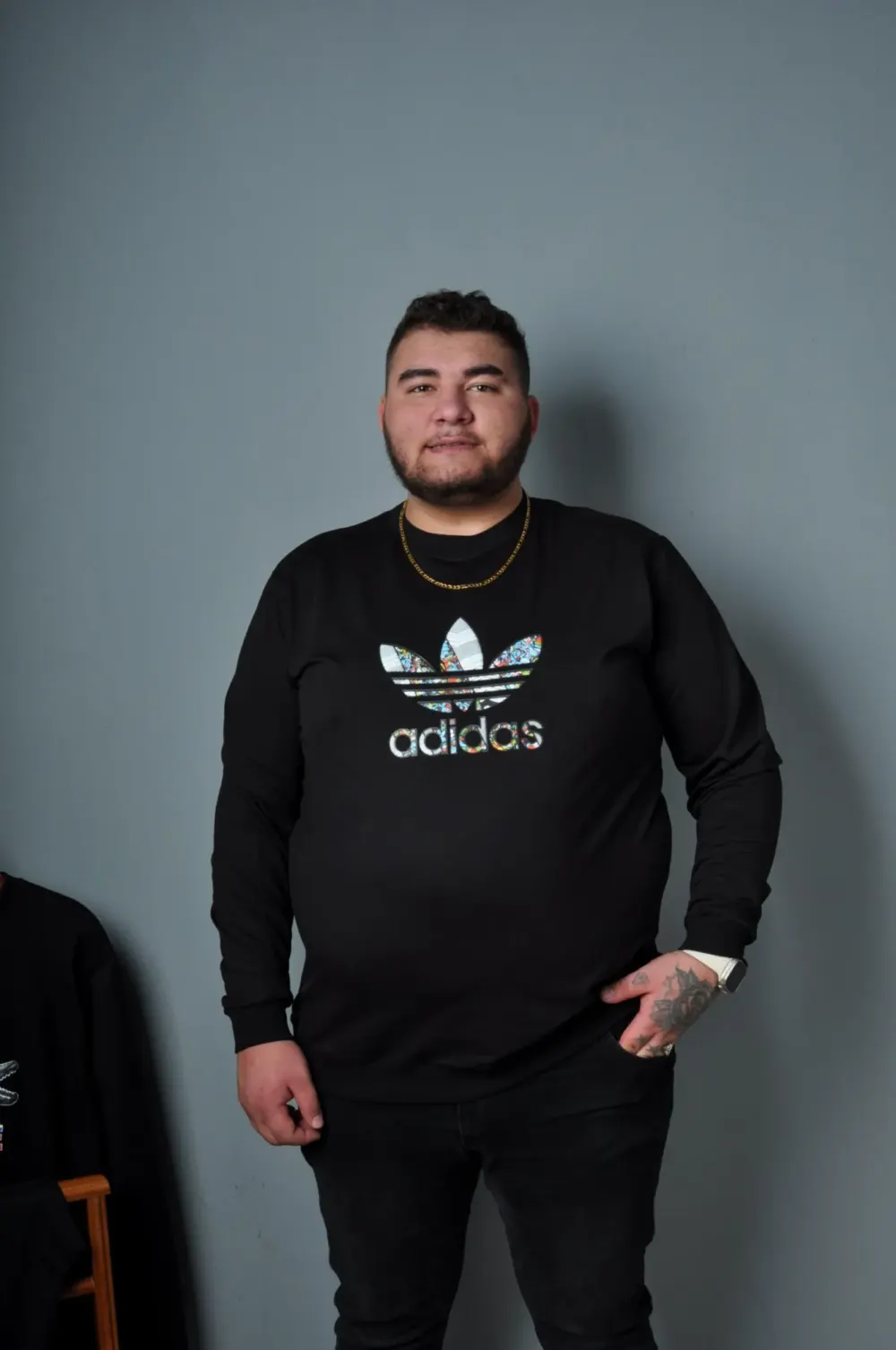 Büyük Beden Erkek Sweat Kabartma Baskı Siyah Lacivert Beyaz Kırmızı Renk