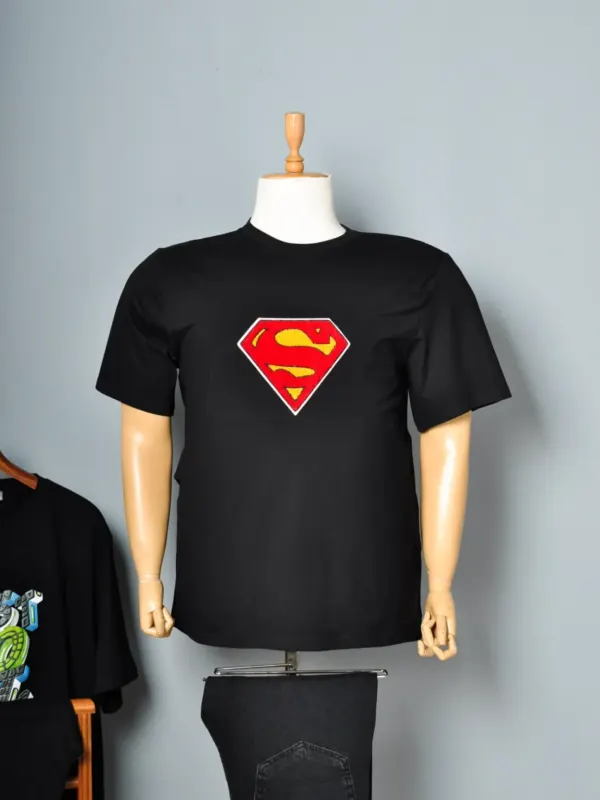 Büyük Beden Erkek Yeni Sezon Superman Tişört