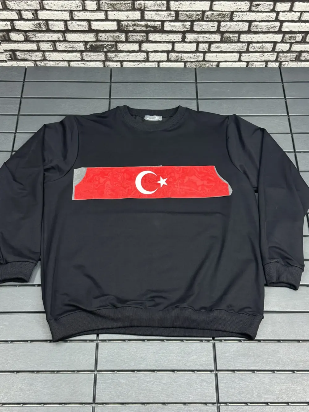Büyük Beden Erkek Sweat Dijital Baskı Siyah Lacivert Beyaz Kırmızı Renk