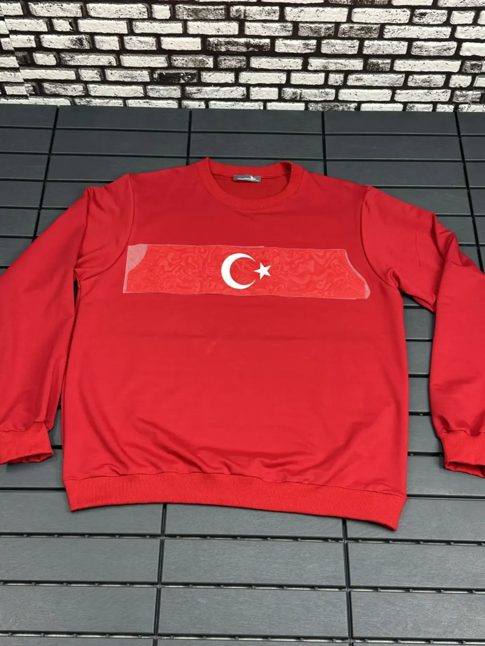 Büyük Beden Erkek Sweat Dijital Baskı Siyah Lacivert Beyaz Kırmızı Renk