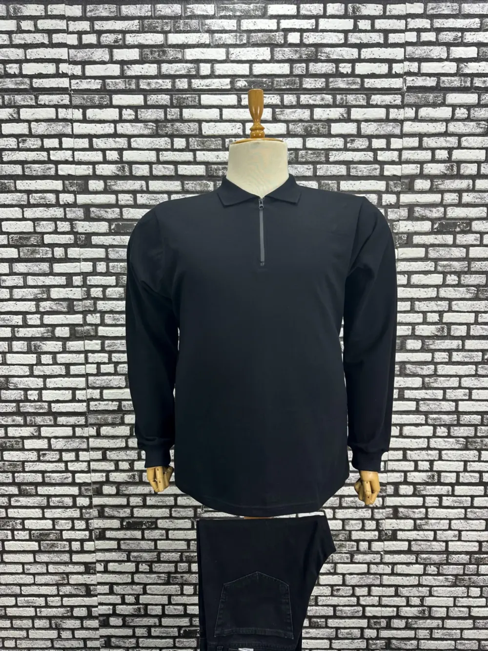 Büyük Beden Erkek Polo Yaka Sweat Modacho