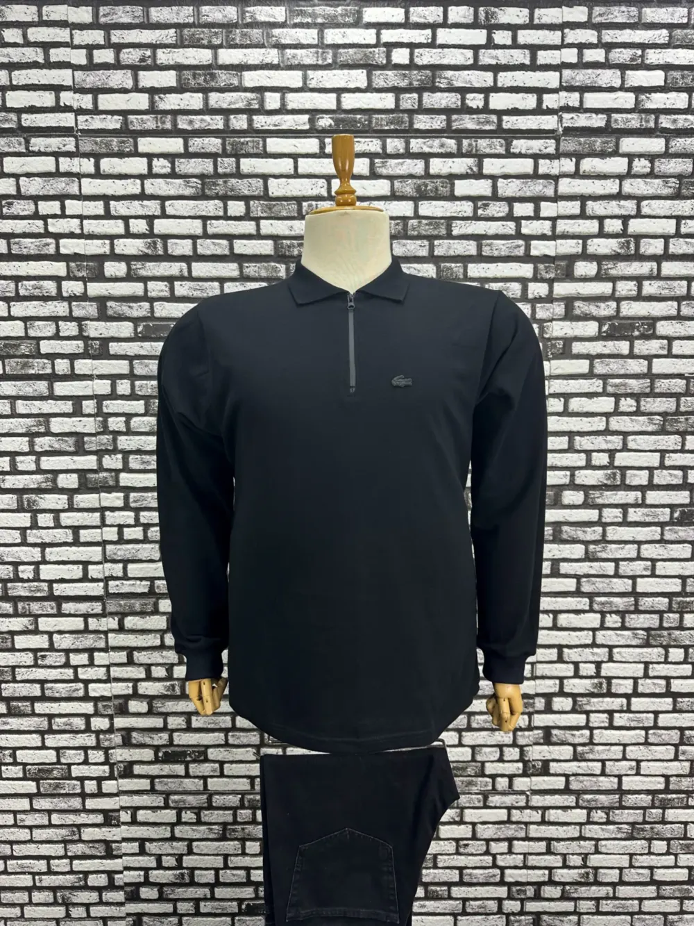 Büyük Beden Erkek Polo Yaka Sweat Koyu Amblem