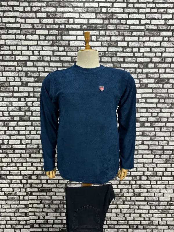Büyük Beden Erkek Polar Yazılı Model Kampanyalı Sweat