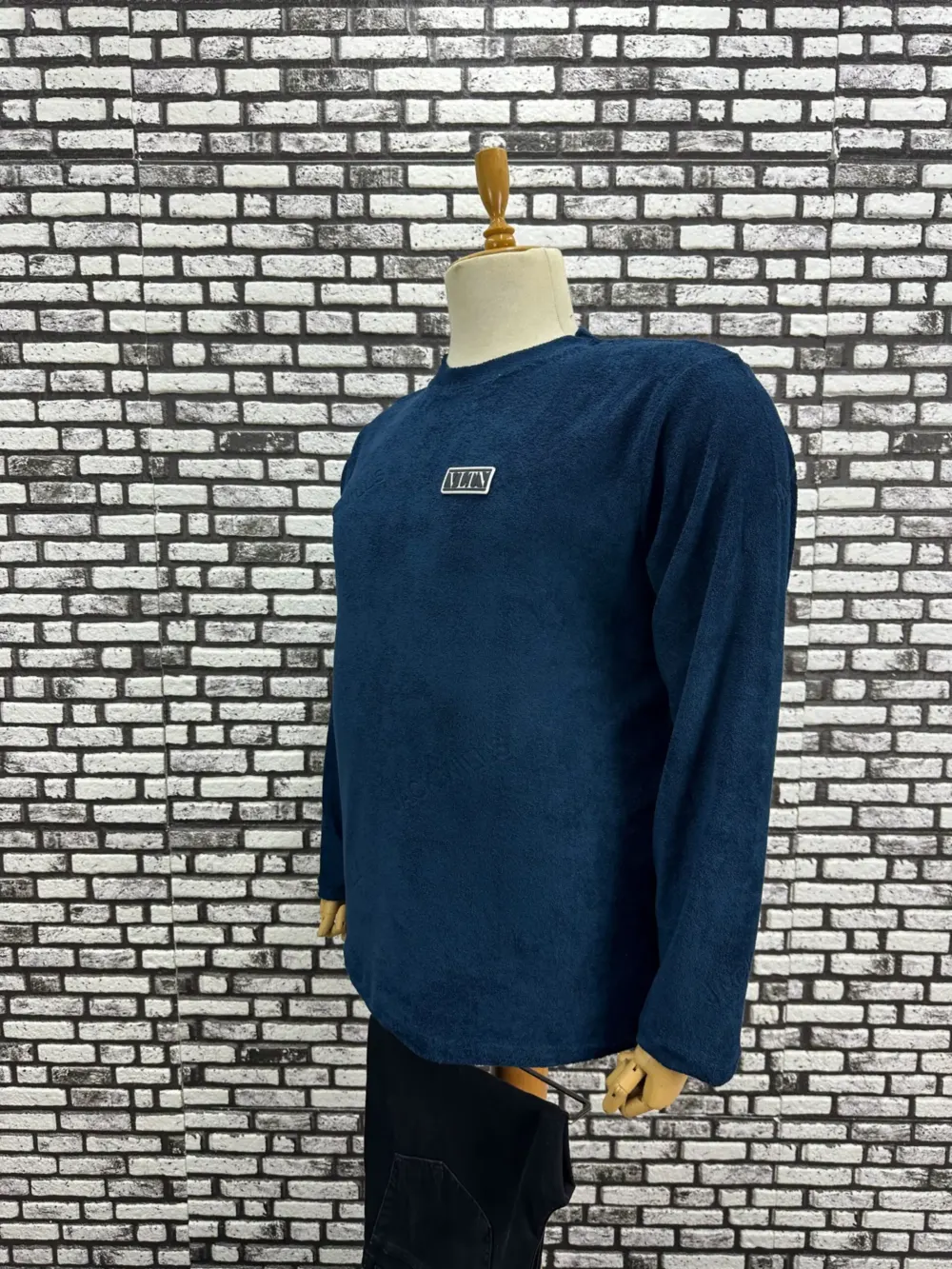 Büyük Beden Erkek Polar Yazılı Model Kampanyalı Sweat