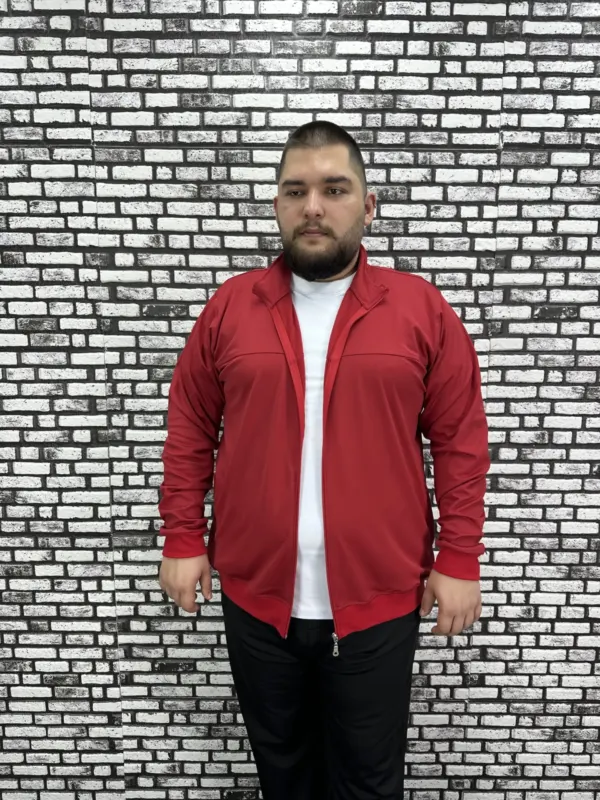 Büyük Beden Erkek Dalgıç Kumaş Hırka / Sadece Hırka Fiyatı. Modacho