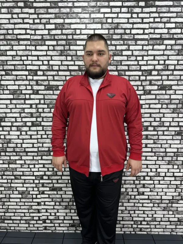Büyük Beden Erkek Dalgıç Kumaş Hırka / Sadece Hırka Fiyatı.