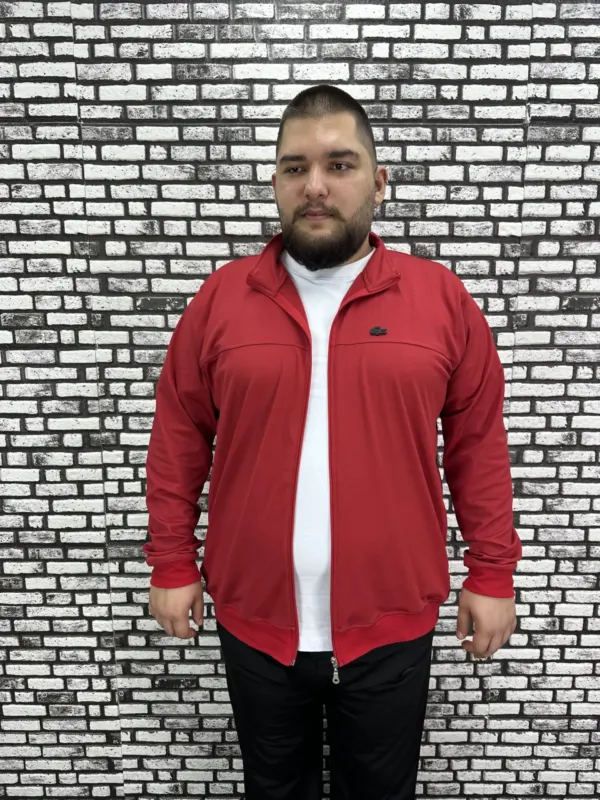 Büyük Beden Erkek Dalgıç Kumaş Hırka / Sadece Hırka Fiyatı. Koyu Amblem