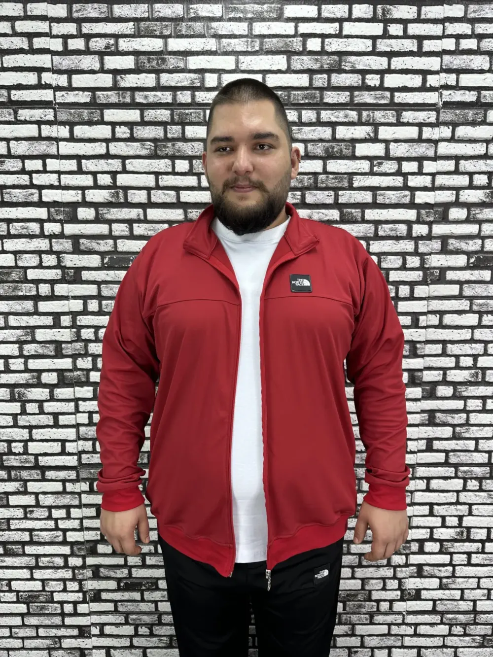 Büyük Beden Erkek Dalgıç Kumaş Eşofman Takımı Lastikli Düz Paça