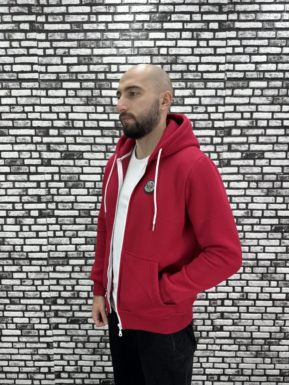 Küçük Beden 6 Renk 3 İplik Şardonlu Kapüşonlu Kanguru Cep  Hırka Erkek/Kadın