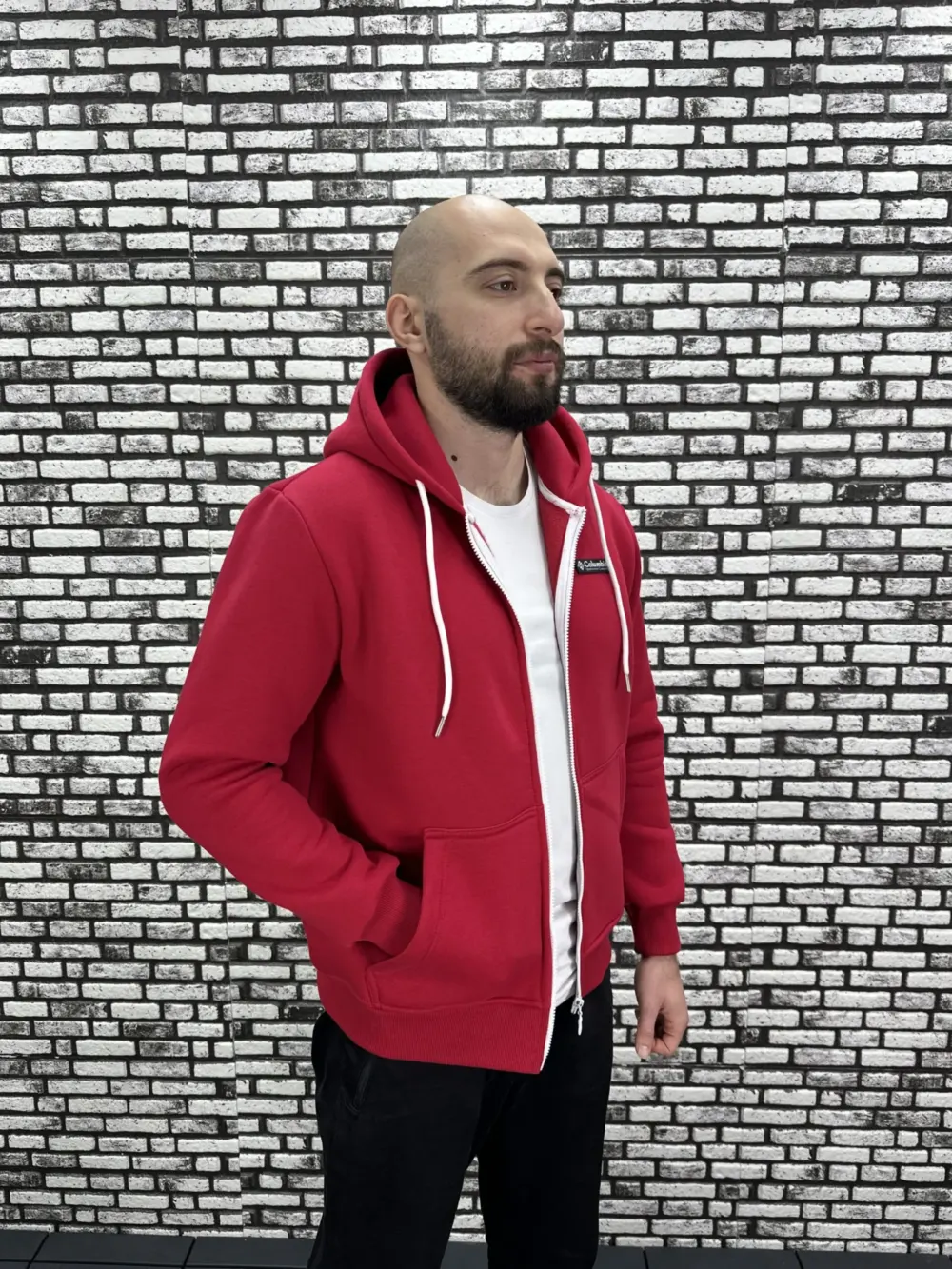Küçük Beden 6 Renk 3 İplik Şardonlu Kapüşonlu Kanguru Cep  Hırka Erkek/Kadın