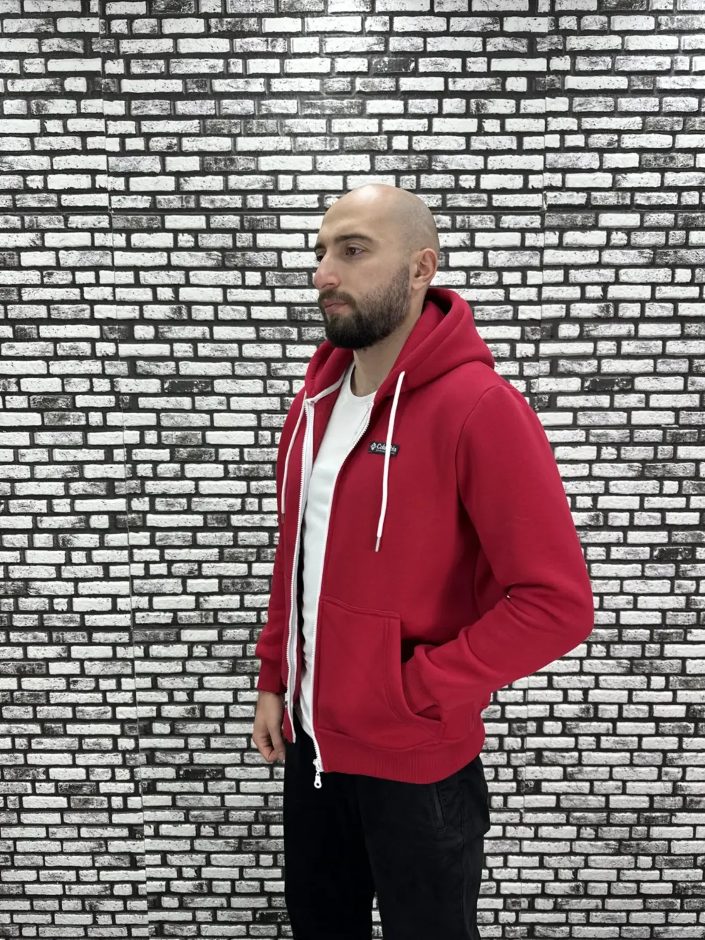 Küçük Beden 6 Renk 3 İplik Şardonlu Kapüşonlu Kanguru Cep  Hırka Erkek/Kadın