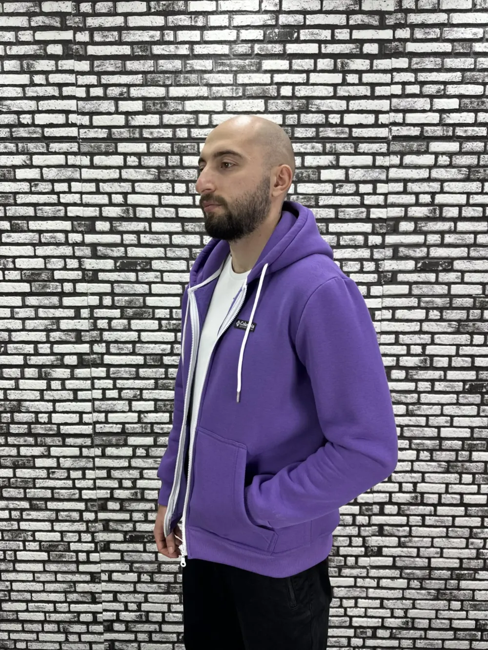Küçük Beden 6 Renk 3 İplik Şardonlu Kapüşonlu Kanguru Cep  Hırka Erkek/Kadın