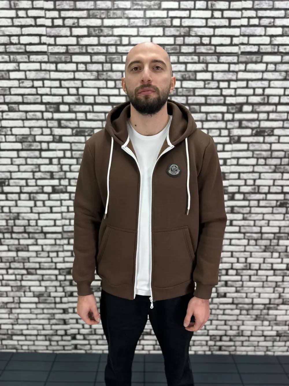 Küçük Beden 6 Renk 3 İplik Şardonlu Kapüşonlu Kanguru Cep  Hırka Erkek/Kadın