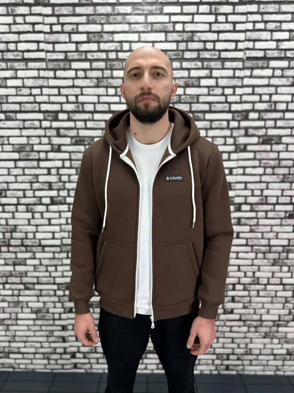 Küçük Beden 6 Renk 3 İplik Şardonlu Kapüşonlu Kanguru Cep  Hırka Erkek/Kadın