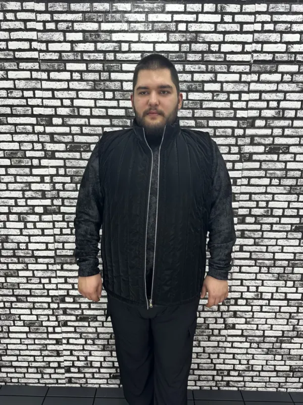 Büyük Beden Erkek Yeni Model Şişme Yelek İçi Astarlı Modacho