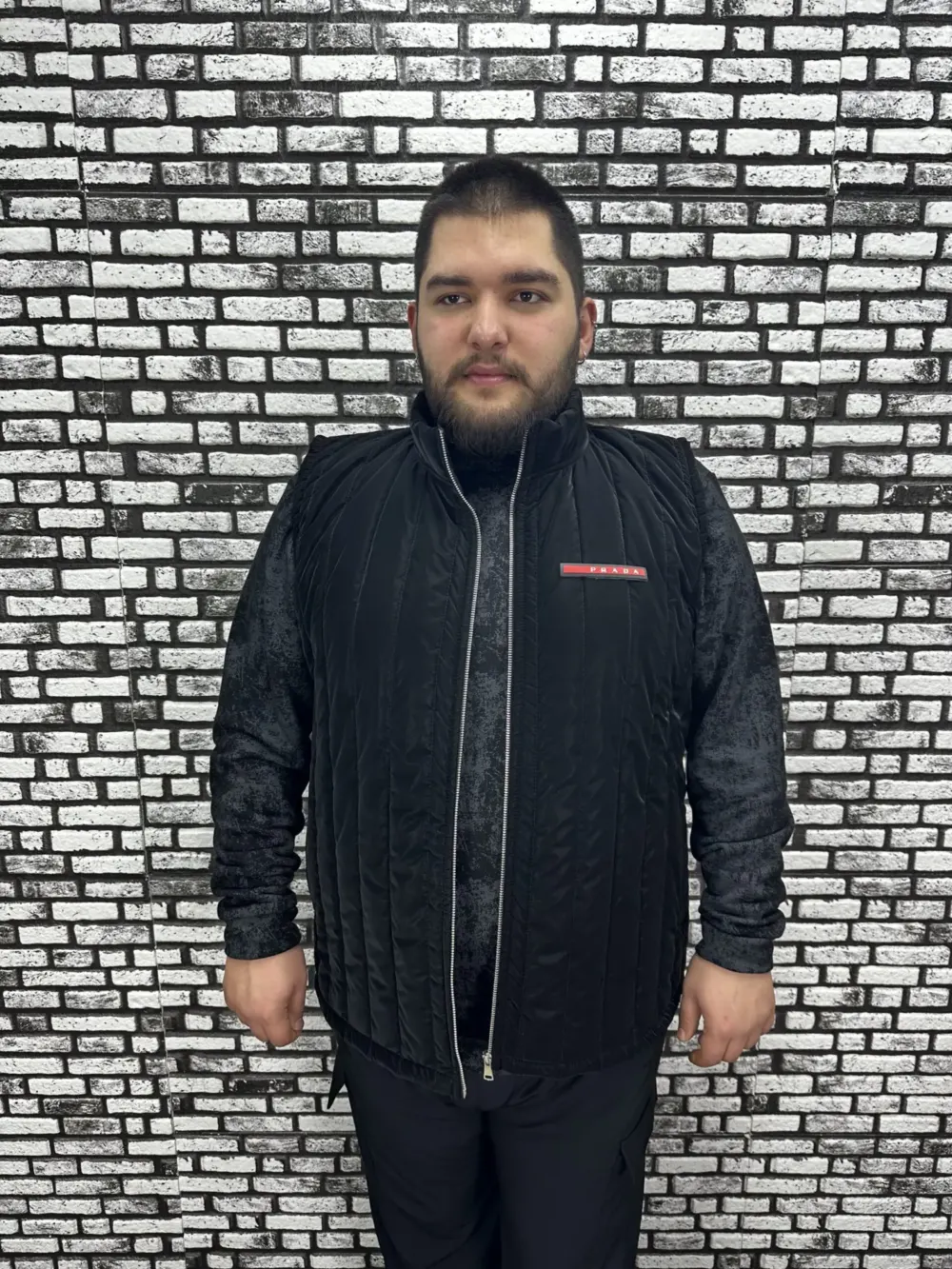 Büyük Beden Erkek Yeni Model Şişme Yelek İçi Astarlı