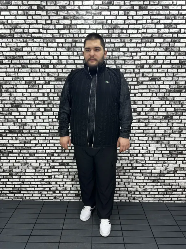 Büyük Beden Erkek Yeni Model Şişme Yelek İçi Astarlı