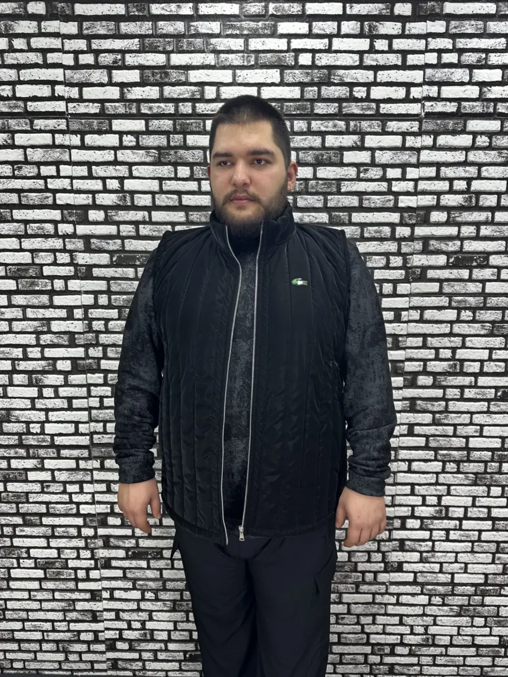 Büyük Beden Erkek Yeni Model Şişme Yelek İçi Astarlı