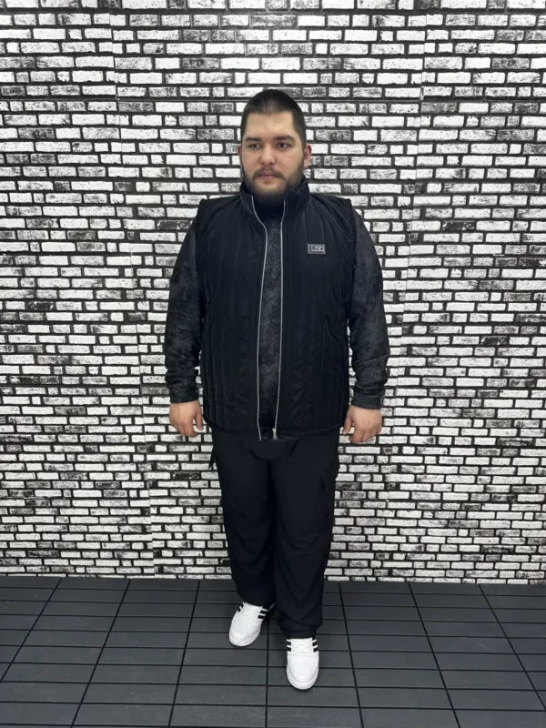 Büyük Beden Erkek Yeni Model Şişme Yelek İçi Astarlı