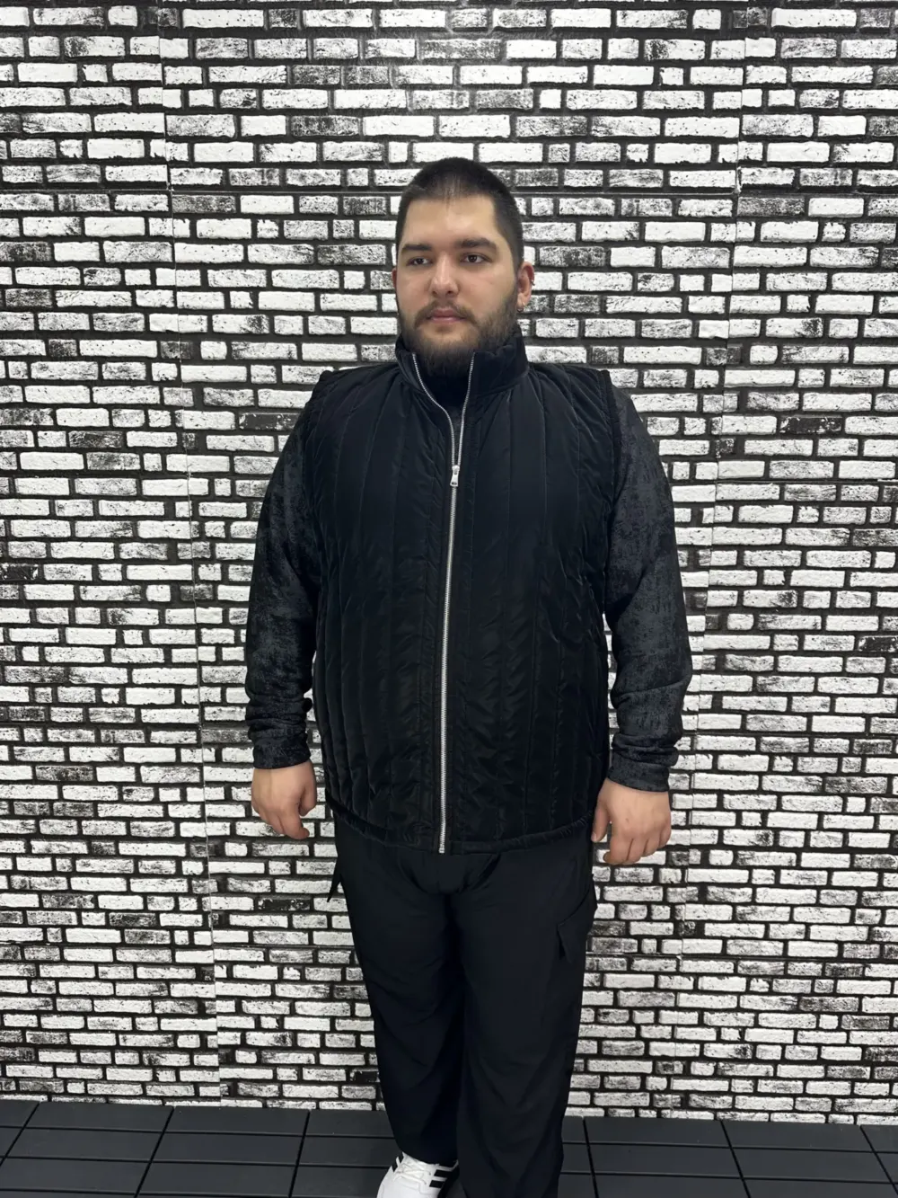 Büyük Beden Erkek Yeni Model Şişme Yelek İçi Astarlı Modacho