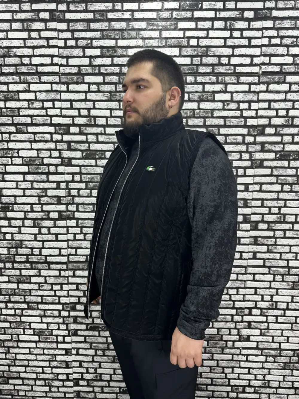 Büyük Beden Erkek Yeni Model Şişme Yelek İçi Astarlı
