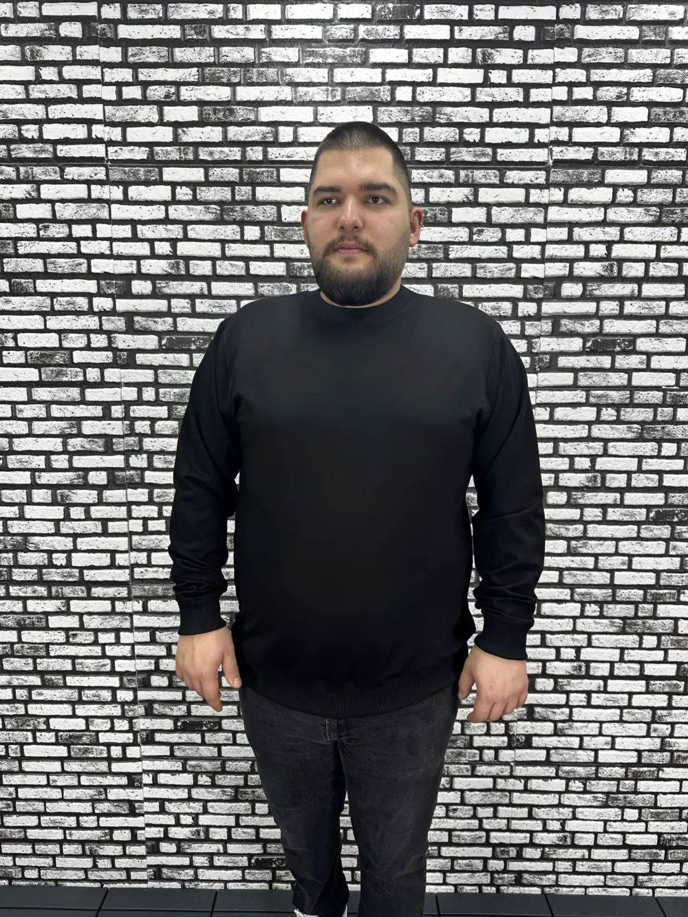 Büyük Beden Erkek Yeni Sezon Sweat Beyaz Kırmızı Siyah Lacivert Renk Modacho