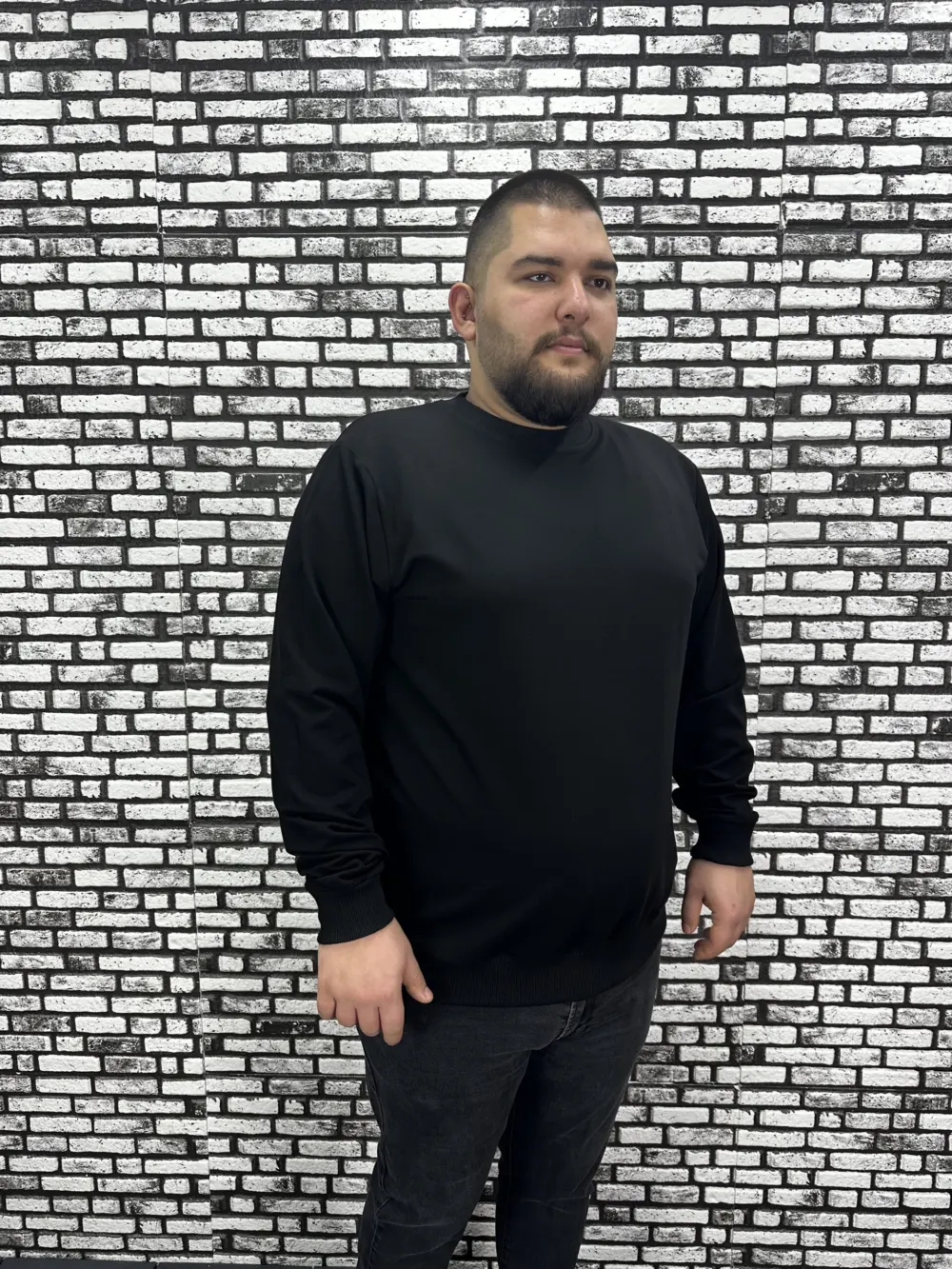 Büyük Beden Erkek Yeni Sezon Sweat Beyaz Kırmızı Siyah Lacivert Renk Modacho