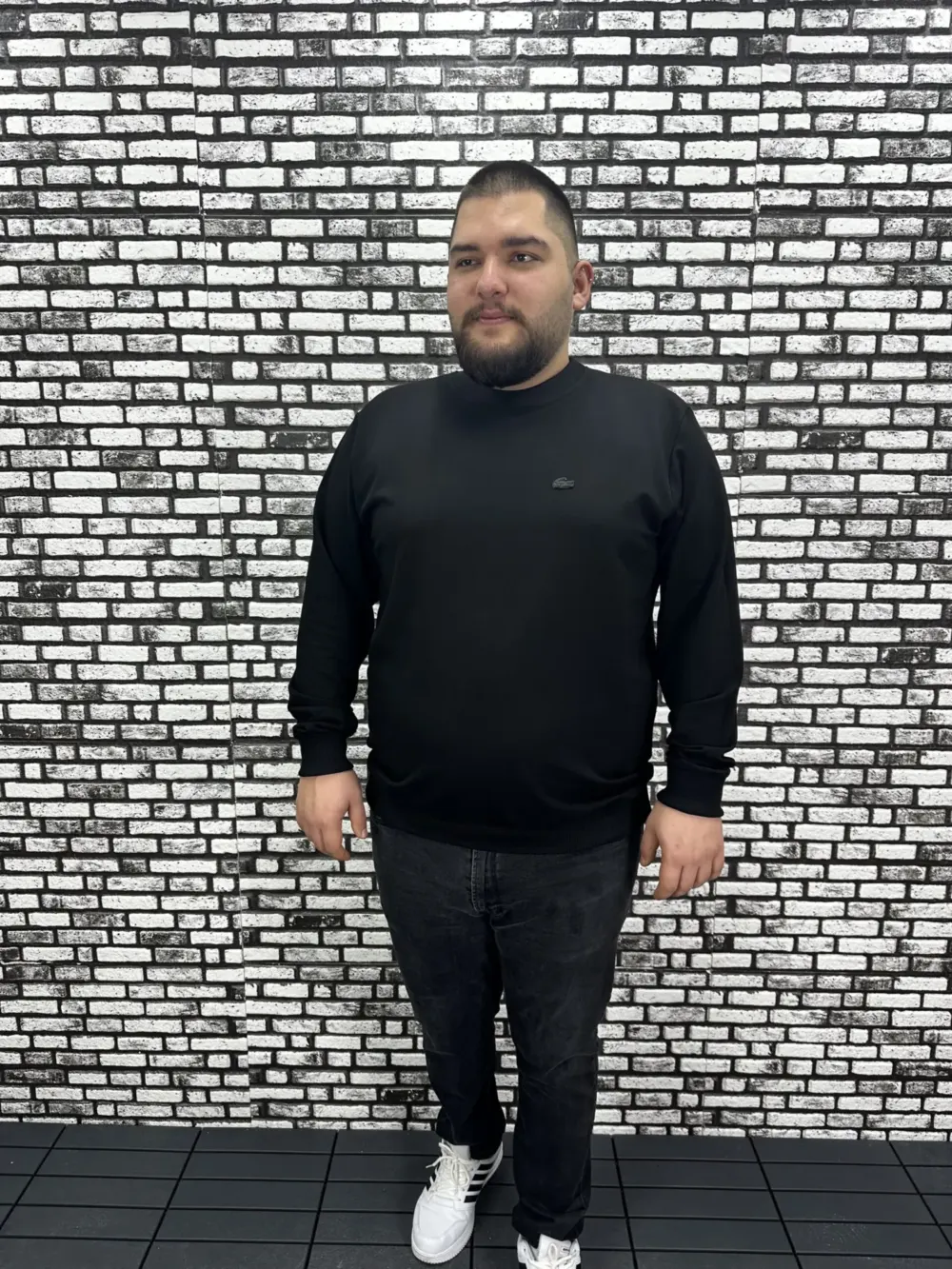 Büyük Beden Erkek Yeni Sezon Sweat Beyaz Kırmızı Siyah Lacivert Renk Dikiş Amblem