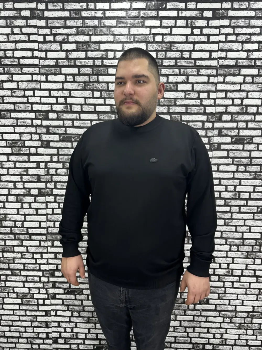 Büyük Beden Erkek Yeni Sezon Sweat Beyaz Kırmızı Siyah Lacivert Renk Dikiş Amblem