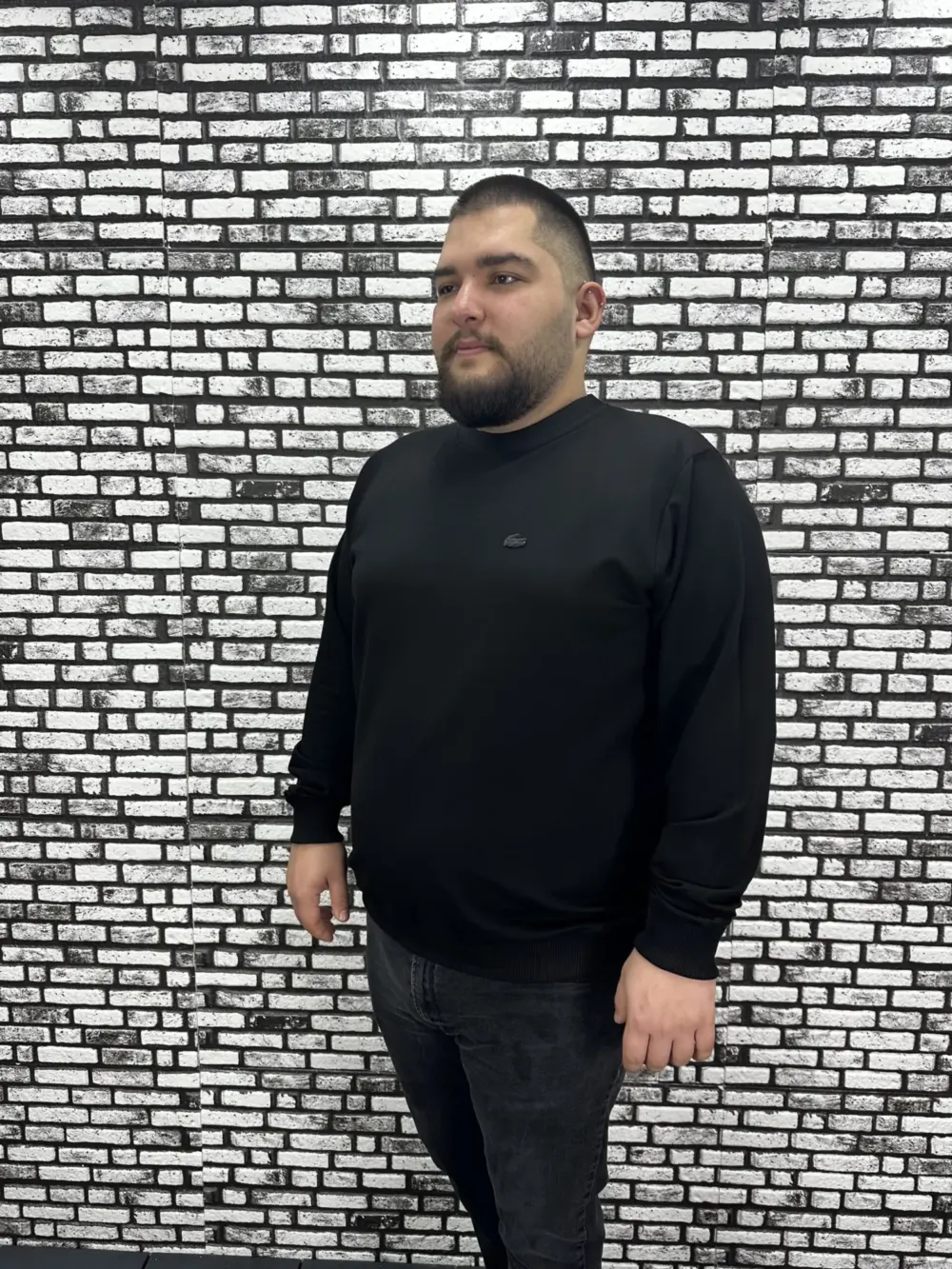 Büyük Beden Erkek Yeni Sezon Sweat Beyaz Kırmızı Siyah Lacivert Renk Dikiş Amblem
