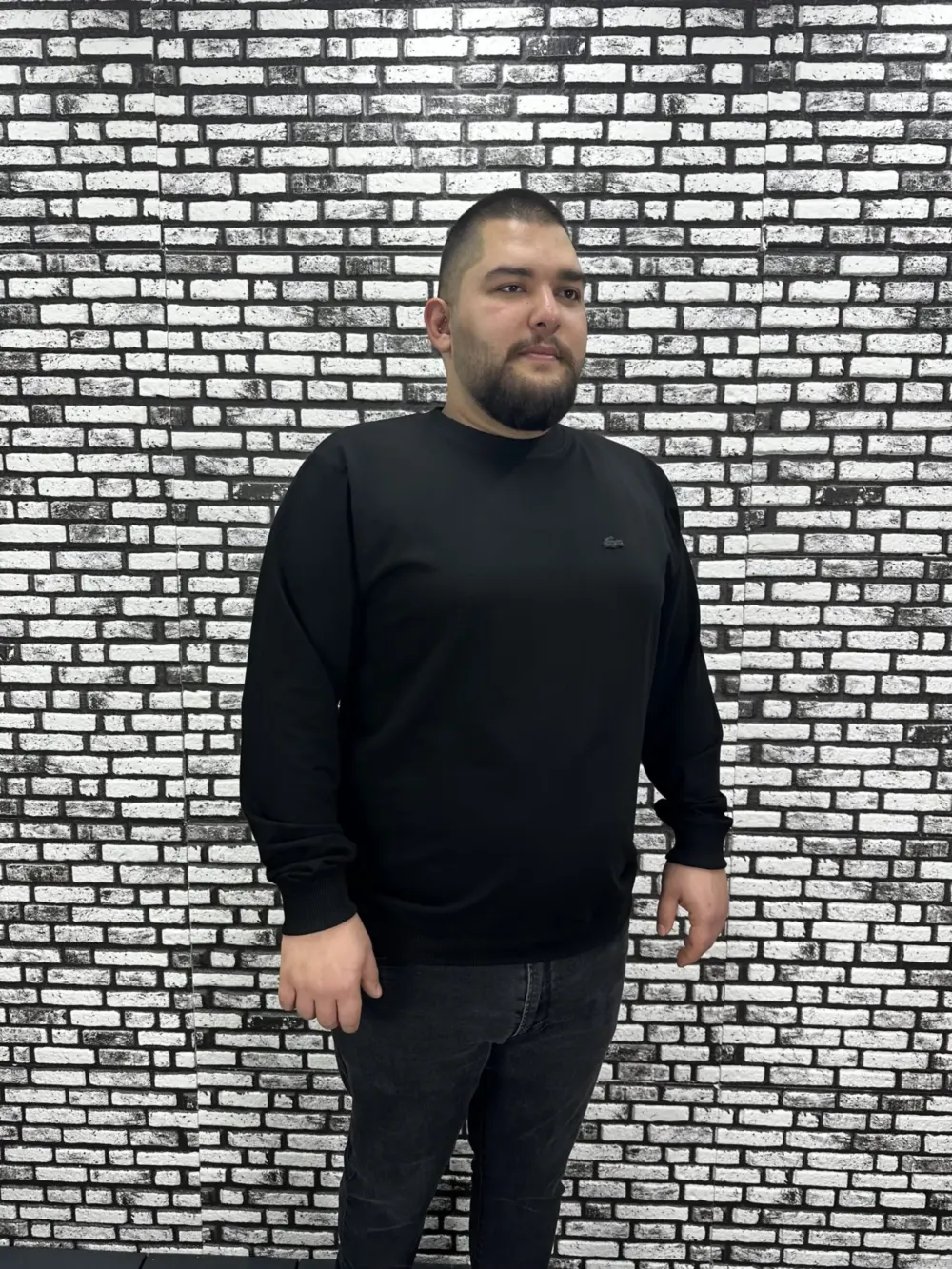 Büyük Beden Erkek Yeni Sezon Sweat Beyaz Kırmızı Siyah Lacivert Renk Dikiş Amblem