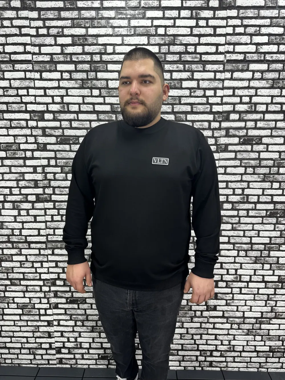 Büyük Beden Erkek Yeni Sezon Sweat Beyaz Kırmızı Siyah Lacivert Renk Dikiş Amblem