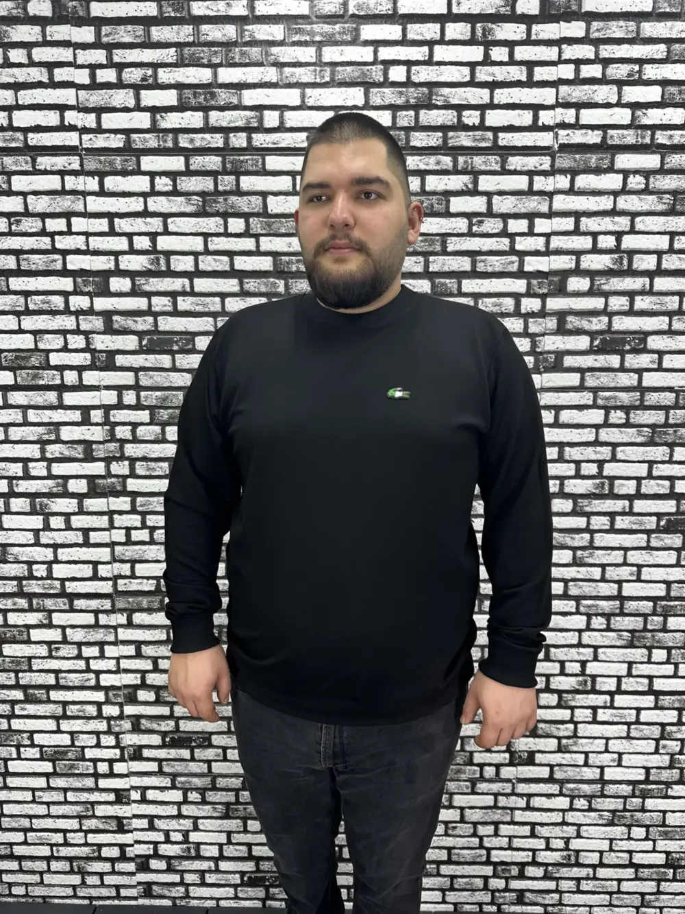 Büyük Beden Erkek Yeni Sezon Sweat Beyaz Kırmızı Siyah Lacivert Renk Dikiş Amblem