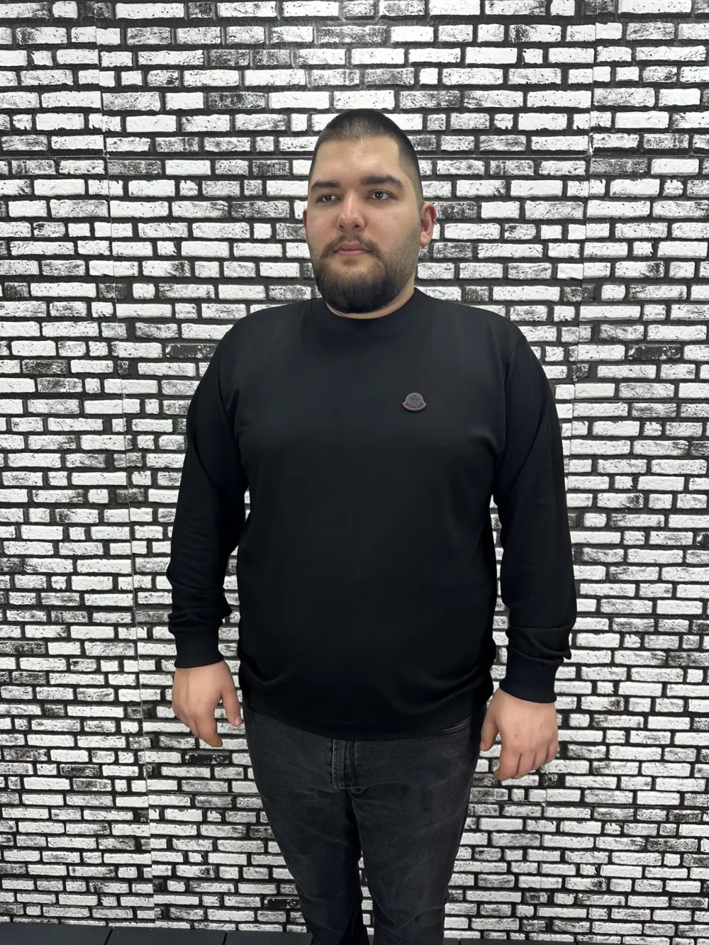Büyük Beden Erkek Yeni Sezon Sweat Beyaz Kırmızı Siyah Lacivert Renk Dikiş Amblem