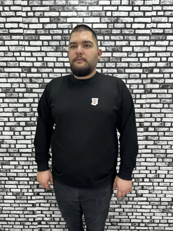 Büyük Beden Erkek Yeni Sezon Sweat Beyaz Kırmızı Siyah Lacivert Renk Dikiş Amblem