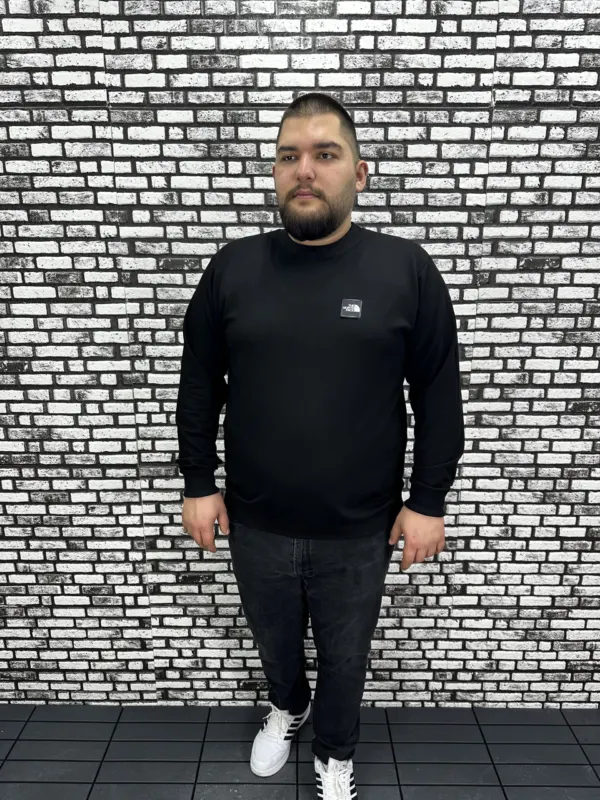 Büyük Beden Erkek Yeni Sezon Sweat Beyaz Kırmızı Siyah Lacivert Renk Dikiş Amblem