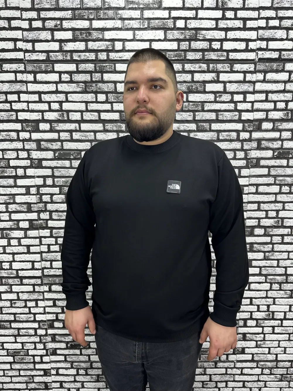 Büyük Beden Erkek Yeni Sezon Sweat Beyaz Kırmızı Siyah Lacivert Renk Dikiş Amblem