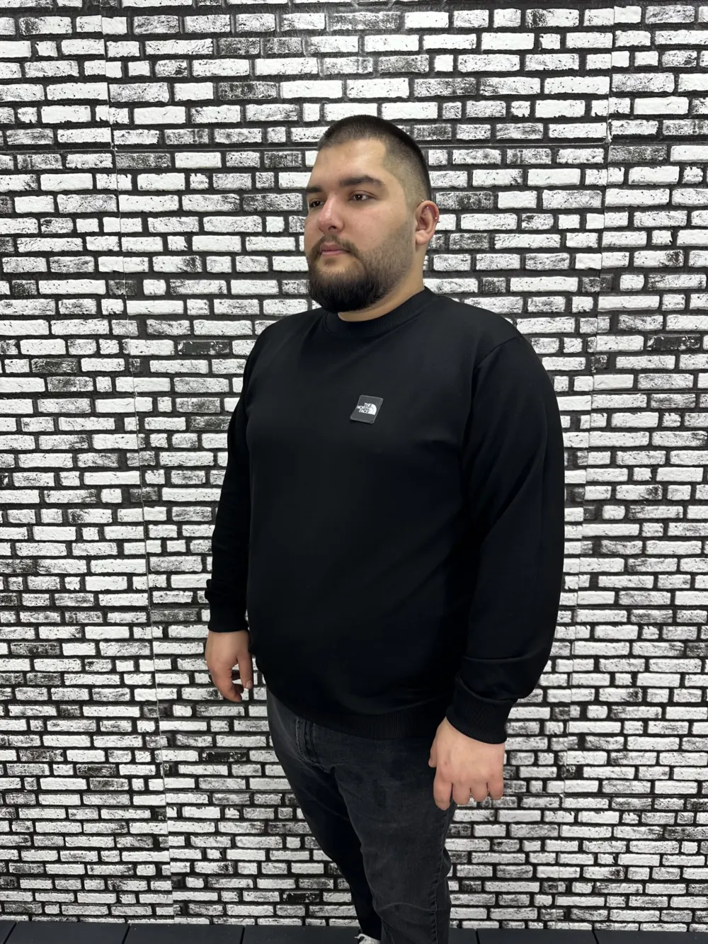 Büyük Beden Erkek Yeni Sezon Sweat Beyaz Kırmızı Siyah Lacivert Renk Dikiş Amblem