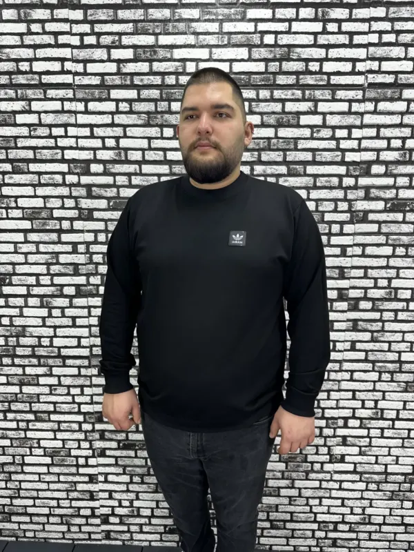 Büyük Beden Erkek Yeni Sezon Sweat Beyaz Kırmızı Siyah Lacivert Renk Dikiş Amblem