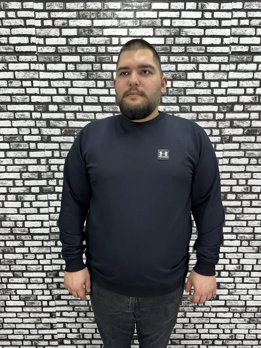 Büyük Beden Erkek Yeni Sezon Sweat Beyaz Kırmızı Siyah Lacivert Renk Dikiş Amblem