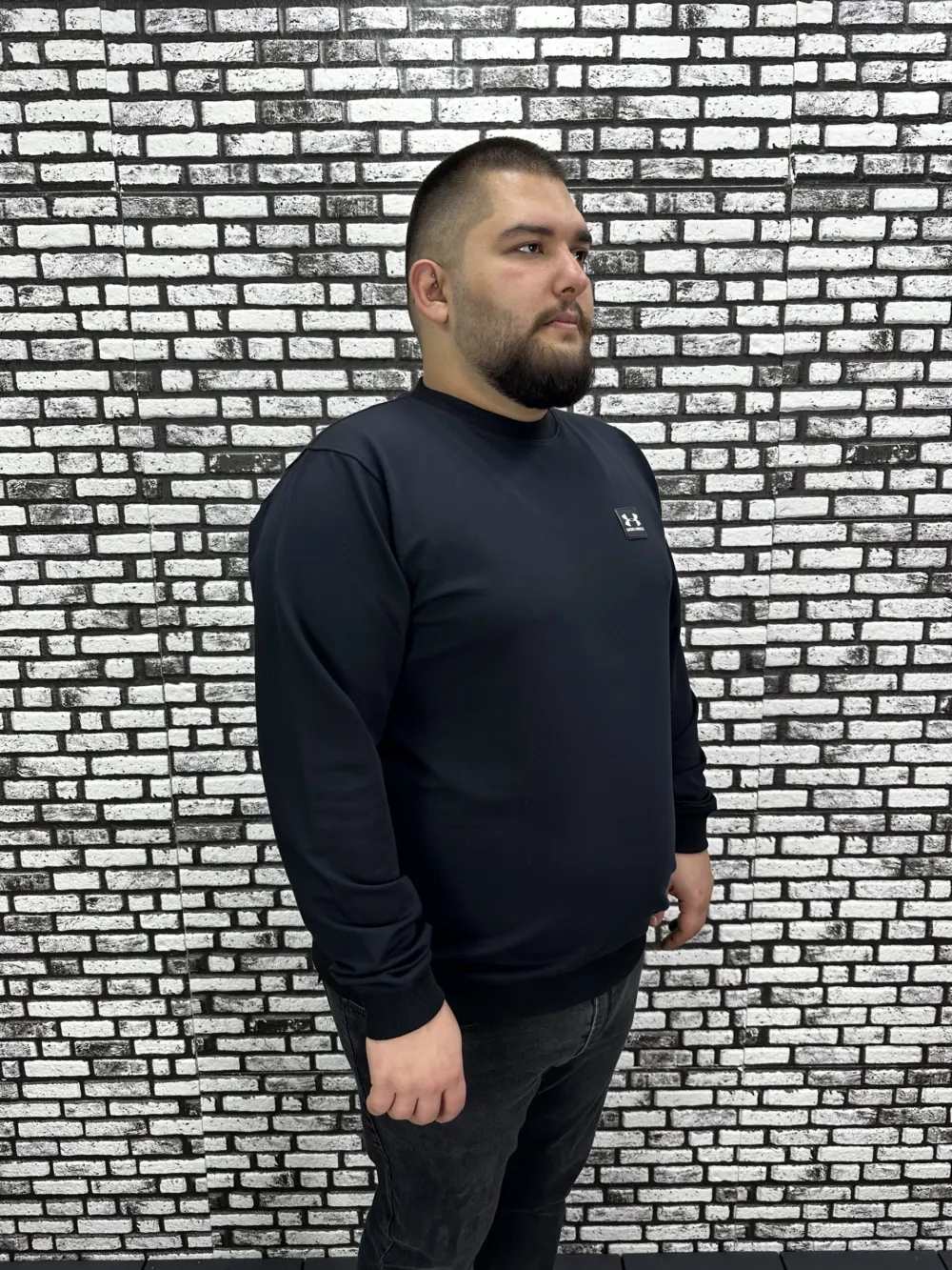 Büyük Beden Erkek Yeni Sezon Sweat Beyaz Kırmızı Siyah Lacivert Renk Dikiş Amblem