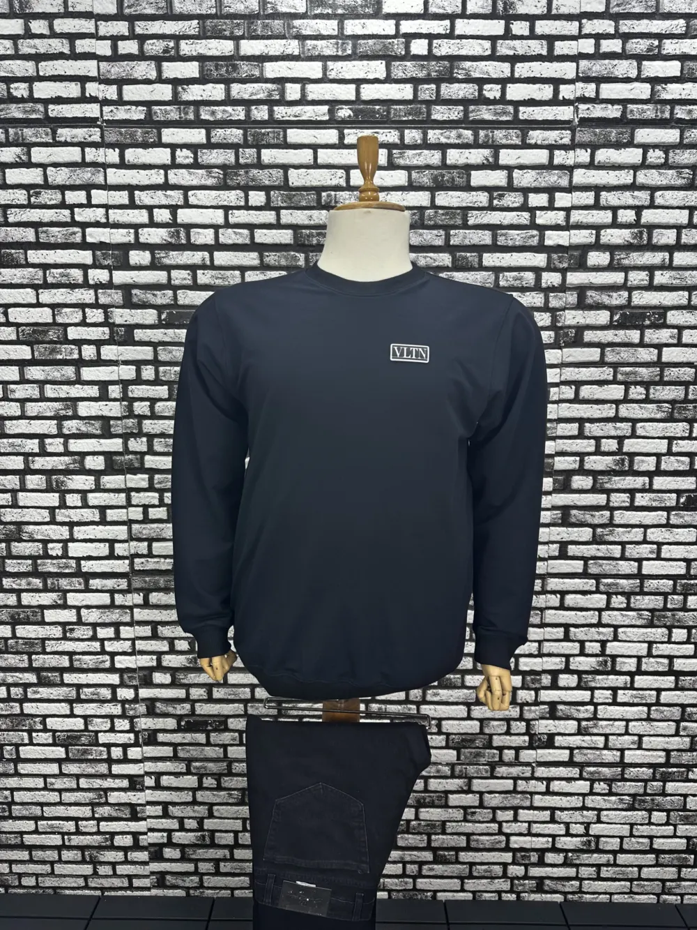 Büyük Beden Erkek Yeni Sezon Sweat Beyaz Kırmızı Siyah Lacivert Renk Dikiş Amblem