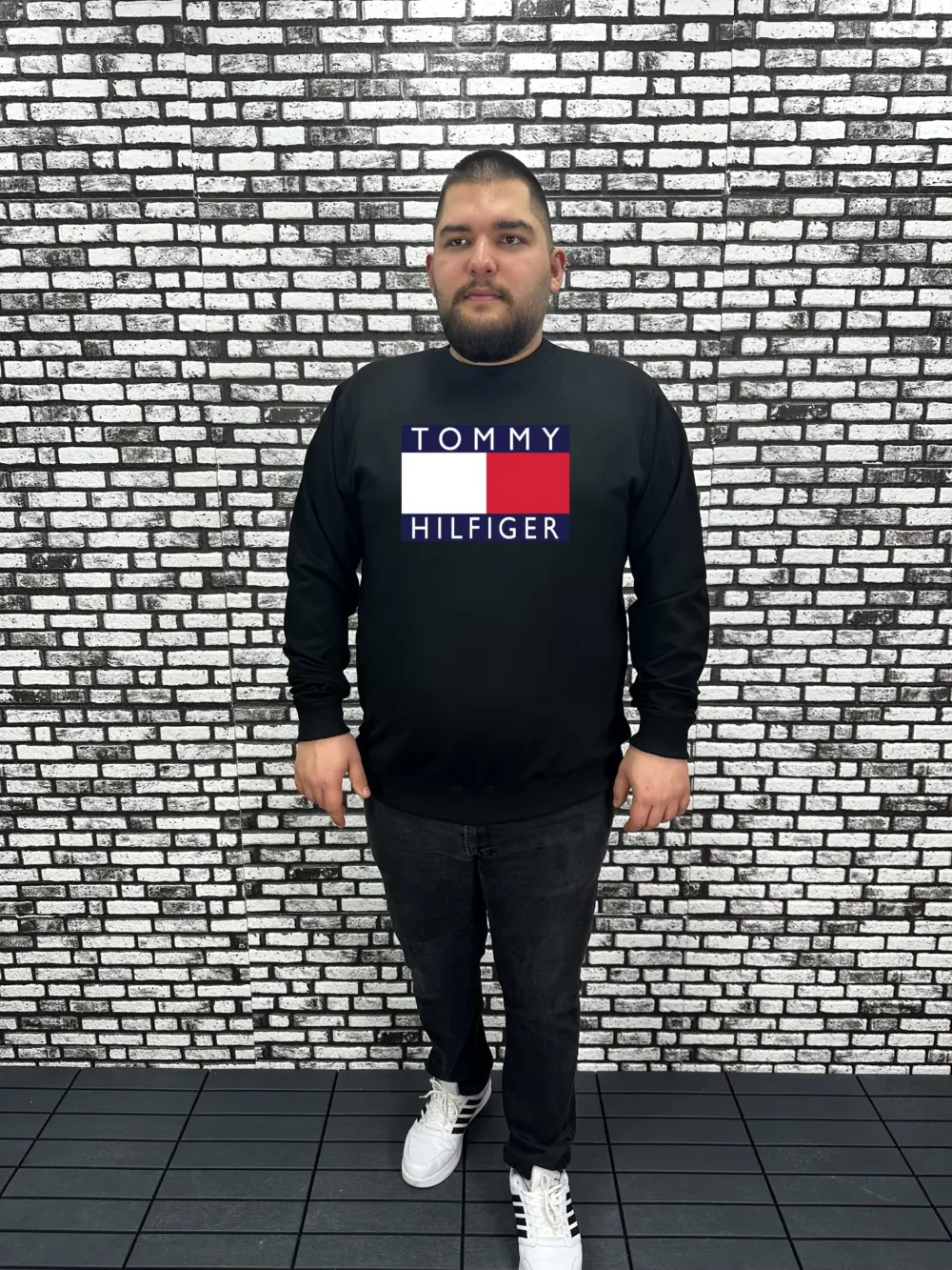 Büyük Beden Erkek Yeni Sezon  Yeni Model Sweat Dijital Baskı 4 Renk
