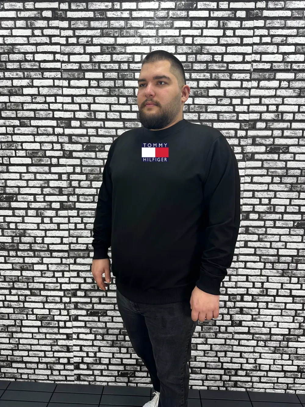 Büyük Beden Erkek Yeni Sezon  Yeni Model Sweat Dijital Baskı 4 Renk