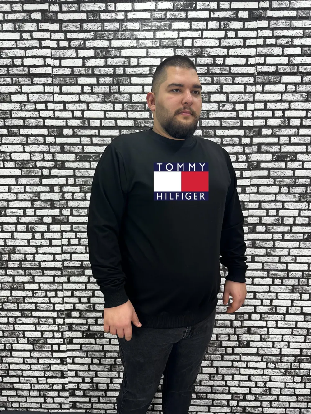 Büyük Beden Erkek Yeni Sezon  Yeni Model Sweat Dijital Baskı 4 Renk