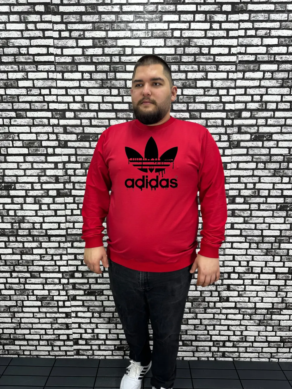 Büyük Beden Erkek Yeni Sezon  Yeni Model Sweat Dijital Baskı 4 Renk