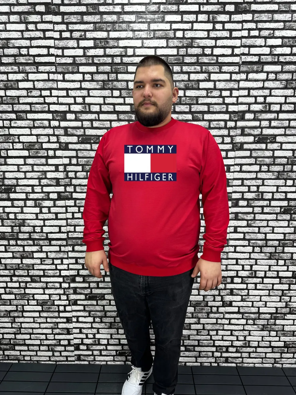 Büyük Beden Erkek Yeni Sezon  Yeni Model Sweat Dijital Baskı 4 Renk