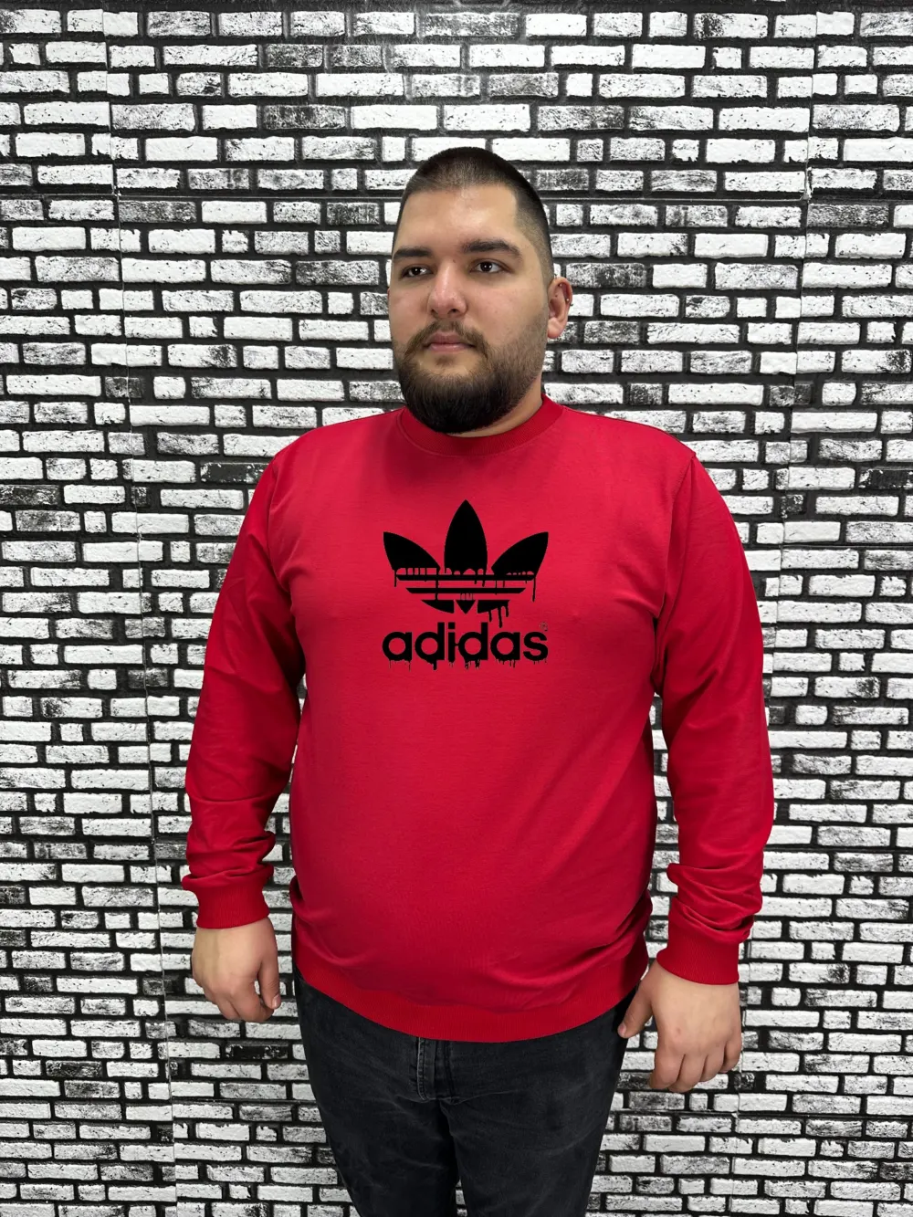 Büyük Beden Erkek Yeni Sezon  Yeni Model Sweat Dijital Baskı 4 Renk