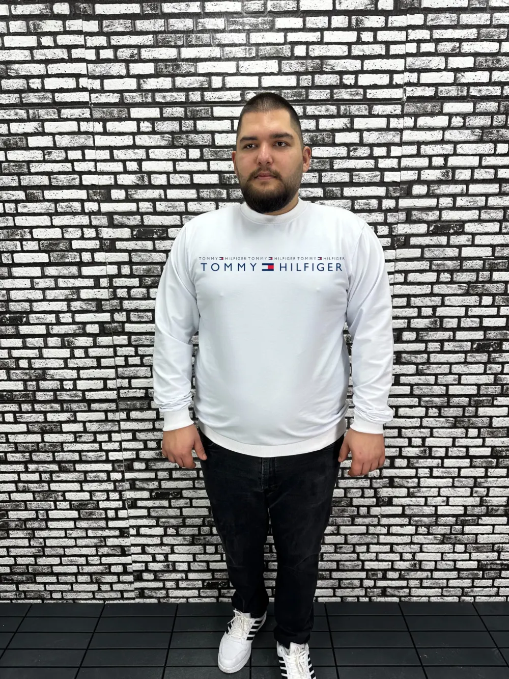 Büyük Beden Erkek Yeni Sezon  Yeni Model Sweat Dijital Baskı 4 Renk