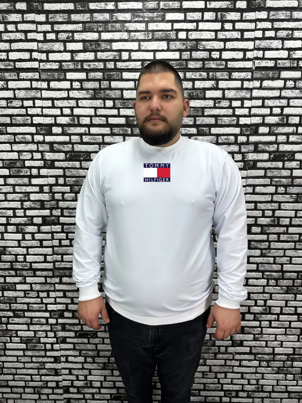 Büyük Beden Erkek Yeni Sezon  Yeni Model Sweat Dijital Baskı 4 Renk